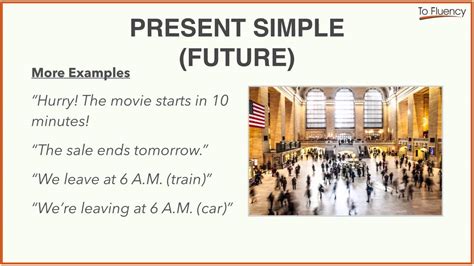 present simple  future