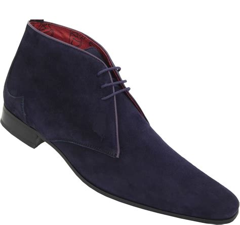handmade men chelsea suede leather bootmen chelsea ankle high blue suede boots  luulla