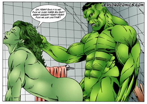 The Incredible Excited Hulk Leandro Comics Porn Comics