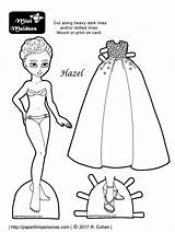 Paper Doll Evening Printable Paperthinpersonas Dolls Archives Tag Inspirations Catwalk Gowns Couture Boots Series sketch template