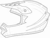 Helmet Bike Dirt Coloring Pages Dirtbike Motocross Drawing Template Sketch Printable Getdrawings Getcolorings Color Pa sketch template