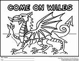 Wales Coloring 53kb sketch template