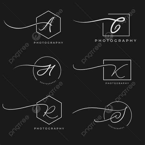 modern letter photography logo design template   pngtree