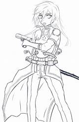 Ggo Line Kirito Sword Online Drawing Kun Lineart Kayuu Coloring Pages Drawings Deviantart Anime Getdrawings Gale Gun Manga Choose Board sketch template