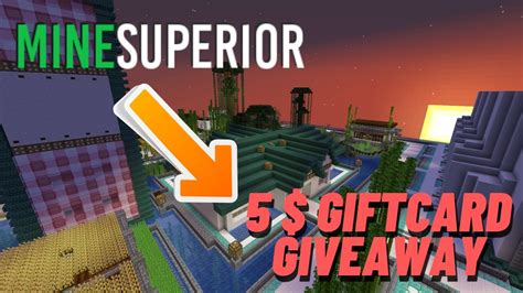 giving    minesuperior giftcard minesuperior giftcard giveaway zgood youtube
