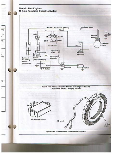 voltage regulatorrectifier kohler yesterdays tractors electrical diagram engineering