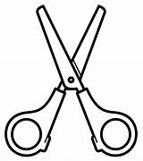 Scissors Coloring Drawing Pages Kids Choose Board sketch template