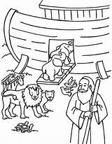 Noah Noahs Rainbow Bible Malvorlagen Bibel Mose Sunday Arche Dornbusch Ausmalbild Counting Departing sketch template