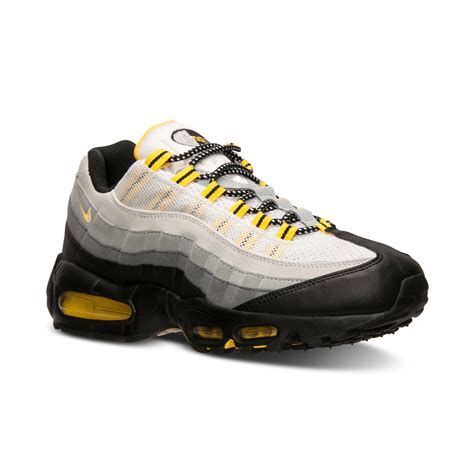 Nike Mens Air Max 95 Running Sneakers From Finish Line In Yellow For