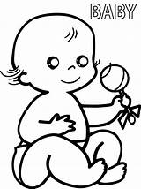 Baby Coloring Pages Printable Pacifier Newborn Face Looney Color Tunes Getcolorings Getdrawings Print Precious Moments Girl Colorings sketch template