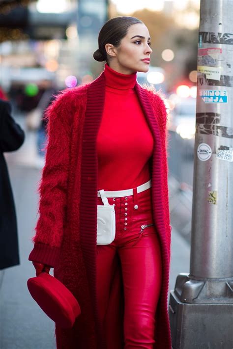 red outfit inspiration popsugar fashion