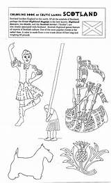 Scotland Colouring Pages Coloring Highland Games Scottish Kids St Canada Search Yahoo Activities Results Choose Board Christmas Highlands sketch template