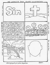 Wordless Salvation Gospel Lds Lessons Objest sketch template