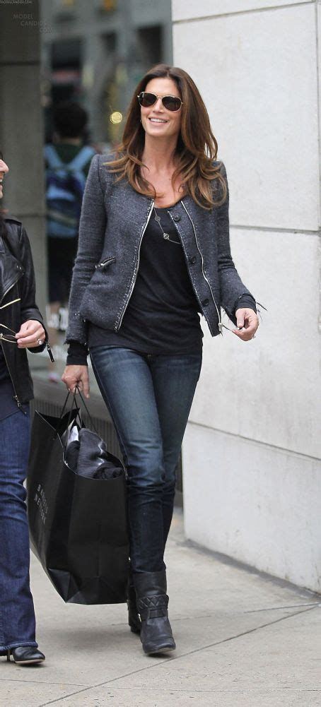 cindy crawford out and about in ny famousfix