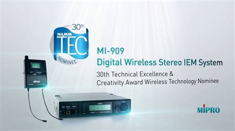 mipro mi  digital iem system nominated   tec awards youtube
