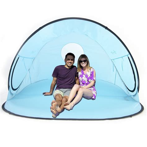 automatic pop  instant portable outdoors beach tent lightweight portable family sun shelter