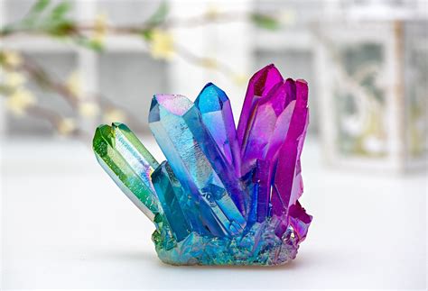 aura quartz   rainbow   gemstone world bringing amazing hues