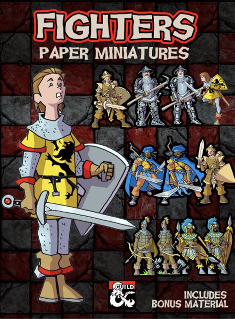 paper miniatures   dungeons  dragons