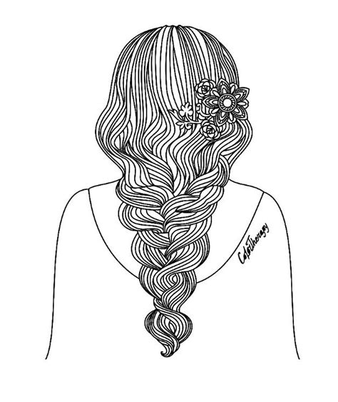 hair coloring pages coloring pages