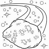 Asteroid Belt Coloring Pages Template sketch template
