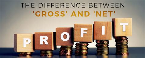 whats  difference  gross  net profit