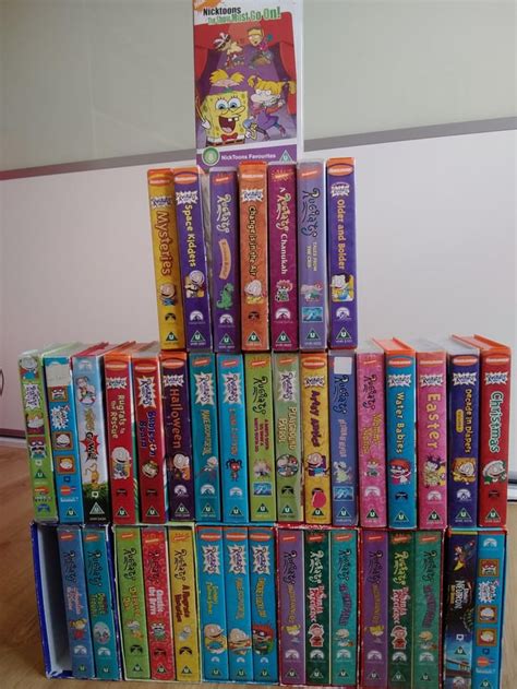 complete collection  pal uk rugrats vhs tapes bar tommy troubles