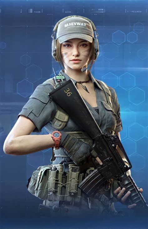 Urban Tracker Call Of Duty Mobile Girl Character Military Girl Call