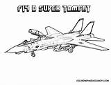 Jets F14 Ausmalen sketch template