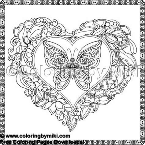 heart coloring pages butterfly coloring page colouring pics
