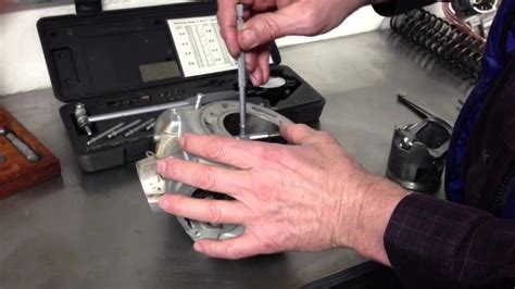 measure piston  cylinder clearance youtube