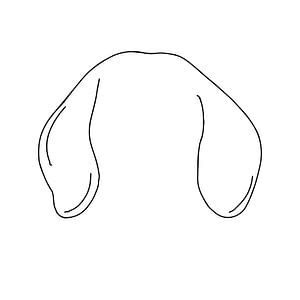 personalized dog ear outline dog mom  shirt dog lover gift callie