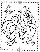 Pony Fluttershy Coloring Little 2200px 1700 73kb sketch template