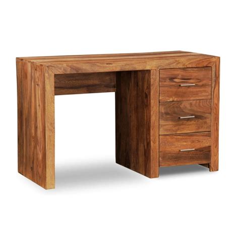 wooden study table robust   solid sheesham wood