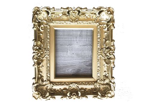 gold frame baroque style picture frame art frames wall etsy picture frame art ornate