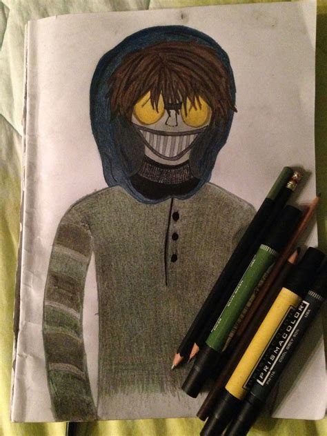 My Drawing Of Ticci Toby Designs To Draw Drawings Men Sweater