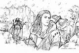 Evankart Hobbit Thorin sketch template