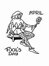 Coloring Fools April Trolling Colorluna Visit sketch template