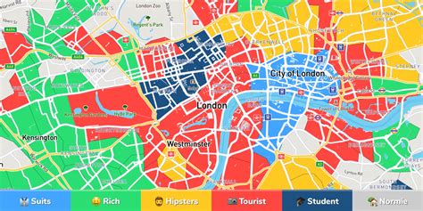 london neighborhood map