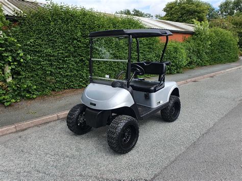 custom built modifiedlifted ezgo rxv  lift kit alloy wheels electric offroad buggy golf car