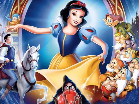 top cartoon wallpapers snow white and the seven dwarfs wallpaper
