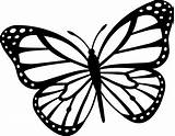 Butterfly Coloring Pages Kids Butterflies sketch template