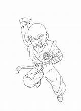 Dragon Ball Krillin Coloring Pages sketch template