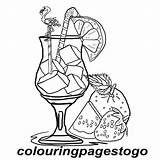 Colouring Adult Cocktail Etsy Pages Chill sketch template