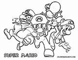 Mario Coloring Pages Printable Nintendo Friends Kart Super Bros Colorine Popular Print Luigi Superfriends Brothers Characters Pdf Coloringhome Comments sketch template