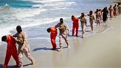 isis video appears to show executions of ethiopian christians in libya