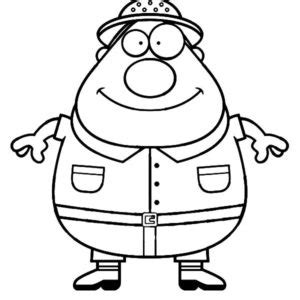 fat boy feeling stomach ache coloring pages kids play color