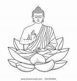 Buddha Coloring Pages Printable Color Getcolorings Getdrawings sketch template