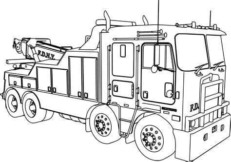 big trucks coloring page  print  color