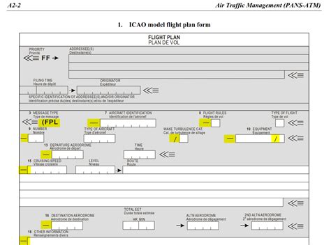formal icao flight plan text format  aviation stack exchange