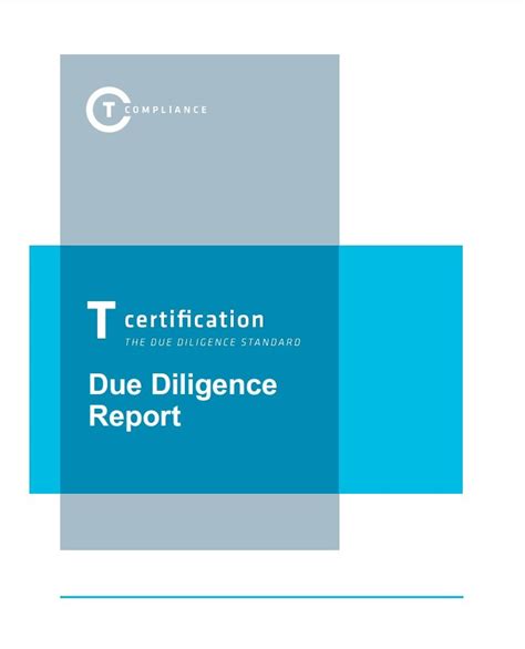 due diligence report compomill